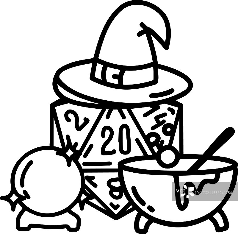 DND骰子角色扮演游戏桌游图片素材