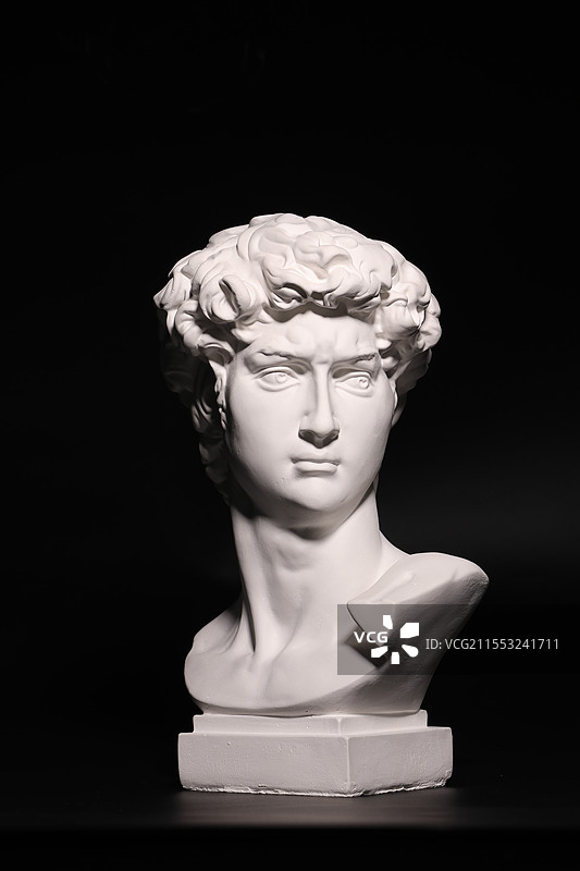 石膏雕像大卫棚拍图图片素材