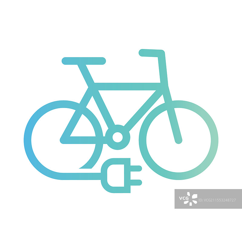 环保电动自行车充电标志图片素材