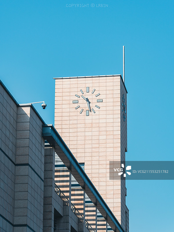 福州大学图书馆-钟楼图片素材