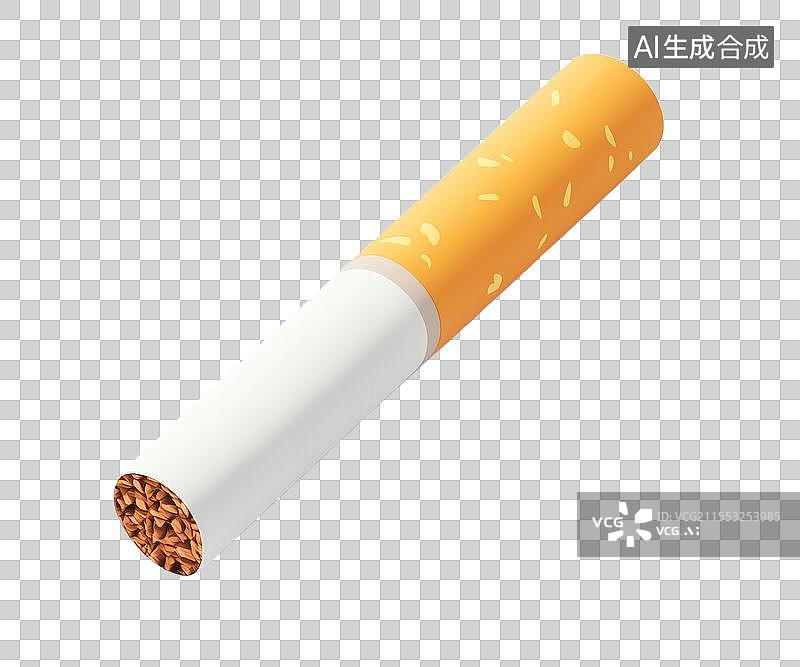 【AI数字艺术】3D粘土香烟元素图片素材