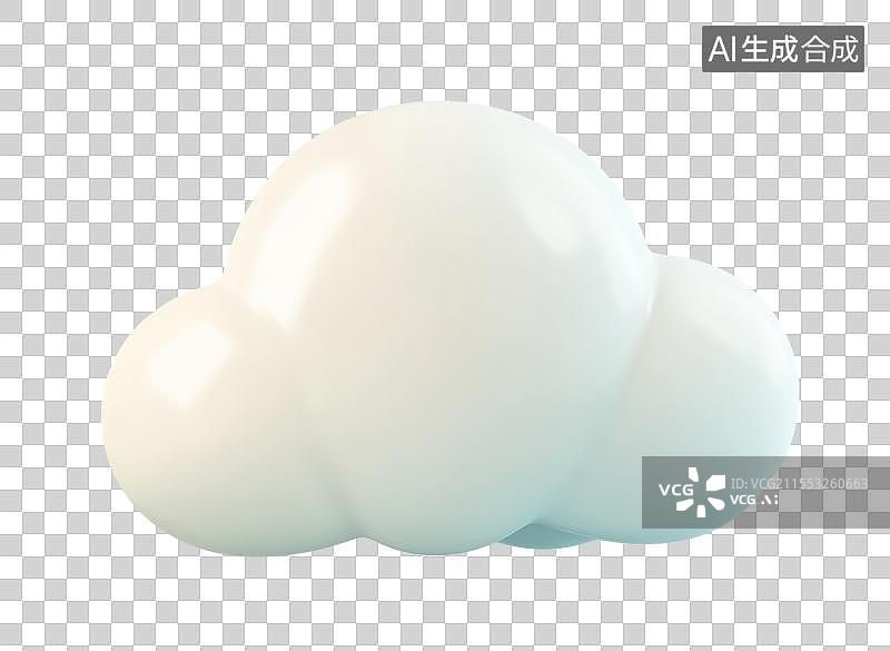 【AI数字艺术】3D云Cloud元素图片素材