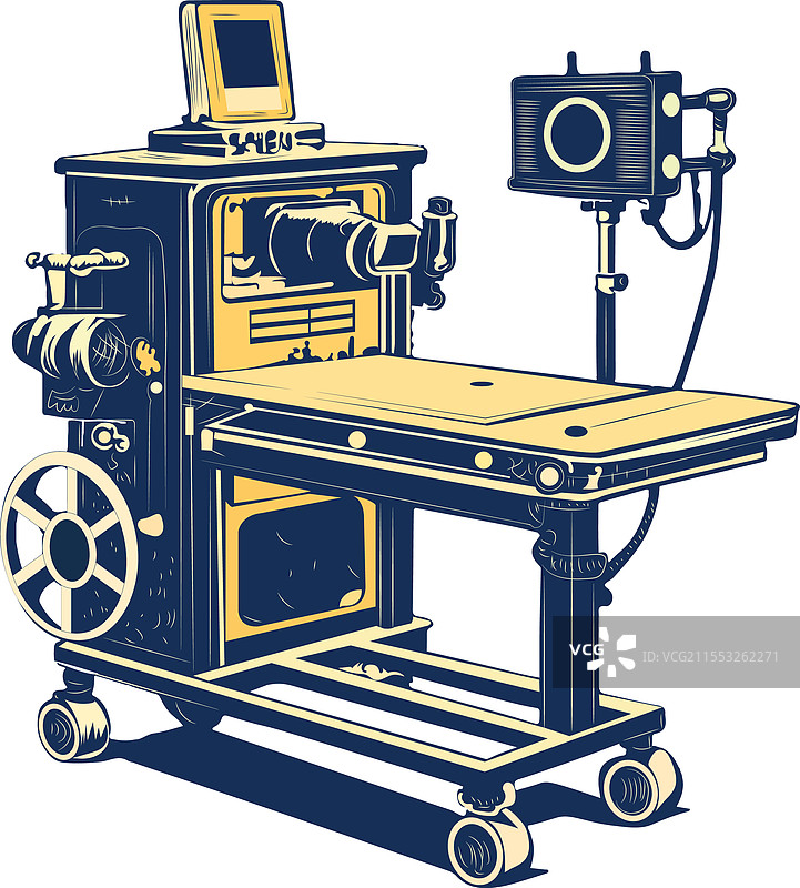 复古风格的医院设备图片素材