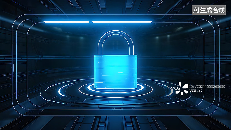 【AI数字艺术】3D卡通网络信息安全常规图片素材