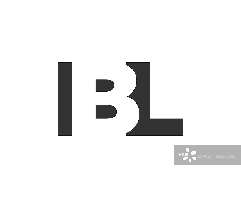 ibl标志设计，字母i b l，粗体字型图片素材