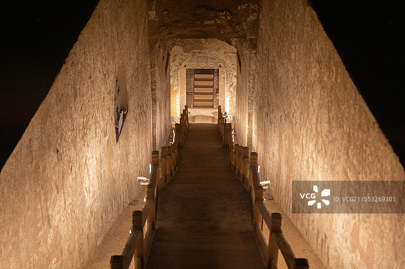 太原北齐壁画博物馆徐显秀墓图片素材