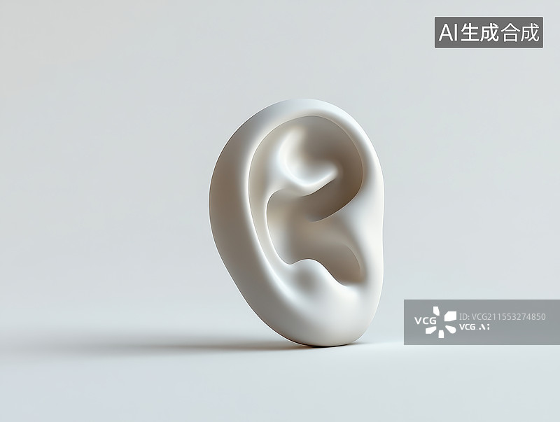 【AI数字艺术】人类耳朵模型图片素材