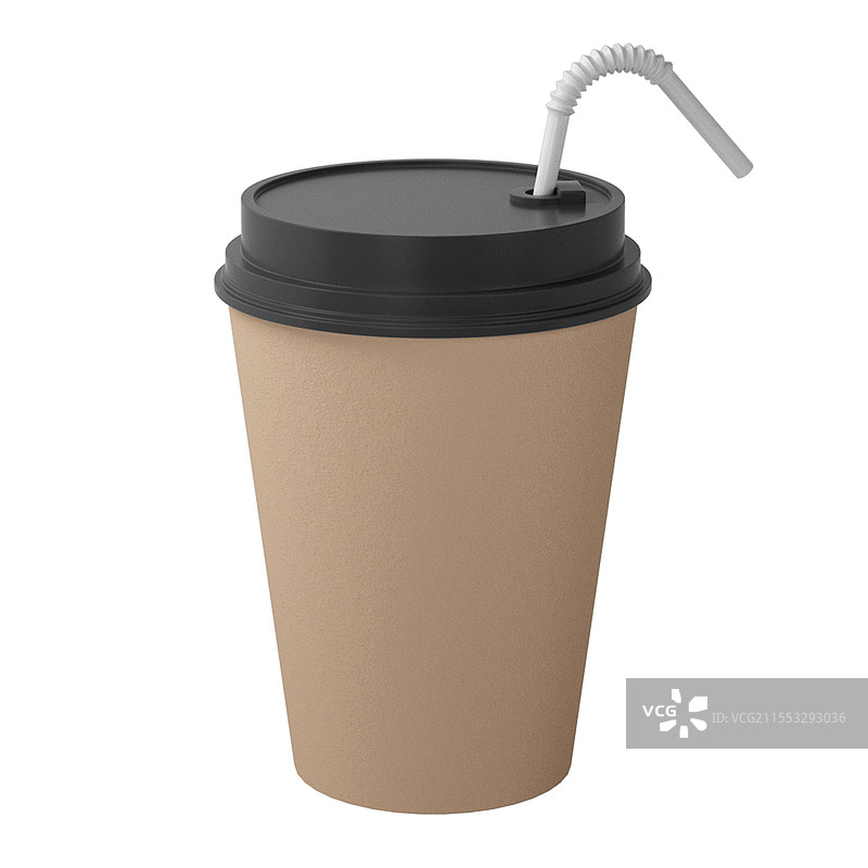 灰色简约3D立体C4D奶茶杯茶杯杯子元素奶茶杯元素图片素材