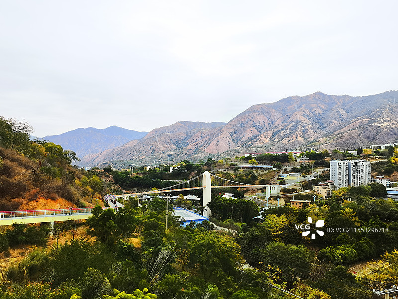 攀枝花市盐边县橄榄坡健身步道图片素材