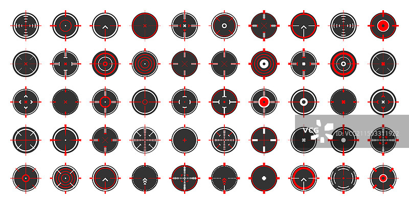 圆形狙击步枪瞄准器光学镜头图片素材