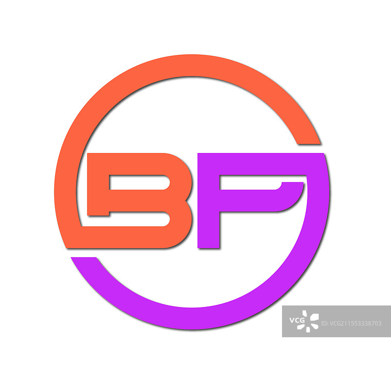 现代彩色全景线条logo设计图片素材