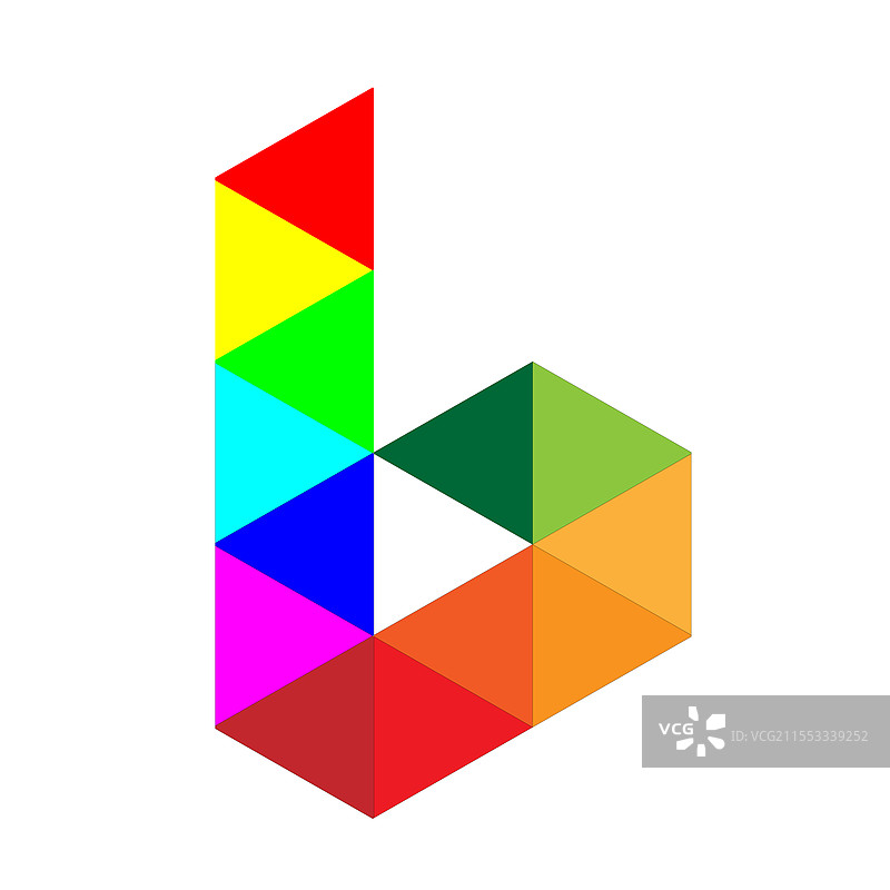 现代彩色全景线条logo设计图片素材