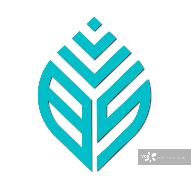 现代彩色全景线条logo设计图片素材