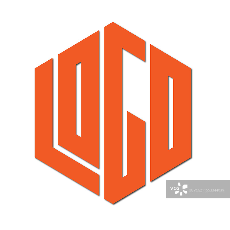 现代彩色全景线条logo设计图片素材