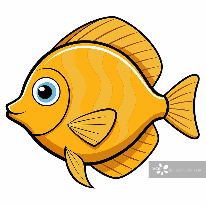 孤立的盘鱼，平放在白色背景上图片素材