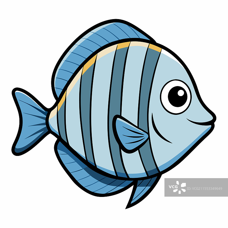 孤立的盘鱼，平放在白色背景上图片素材