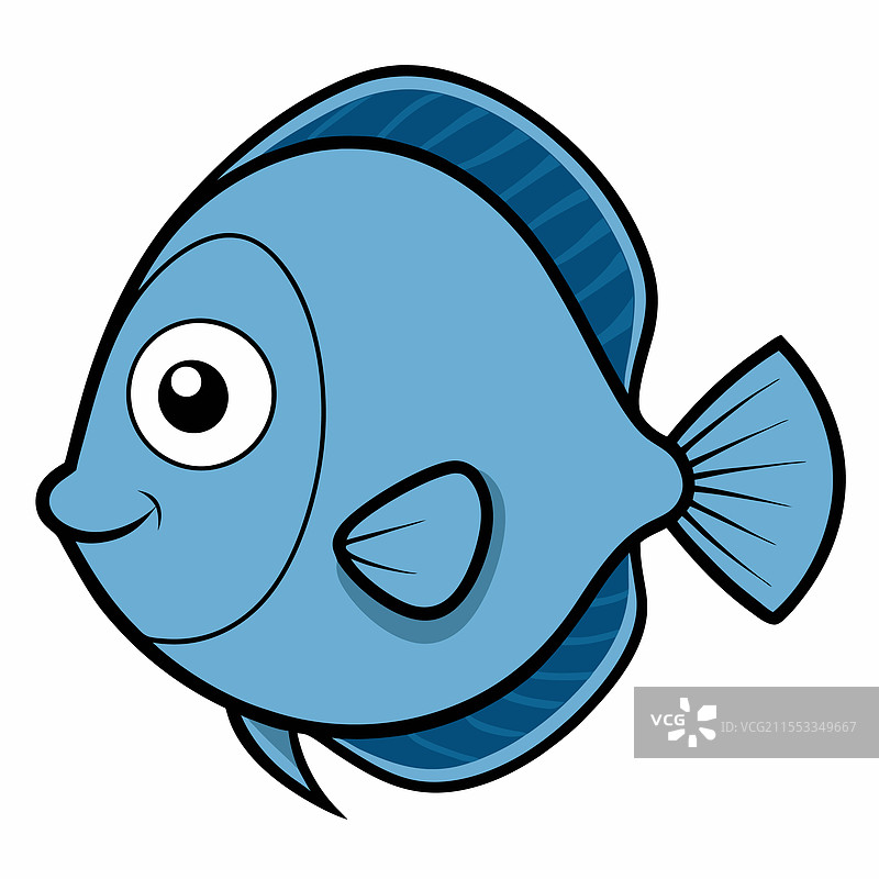 孤立的盘鱼，平放在白色背景上图片素材