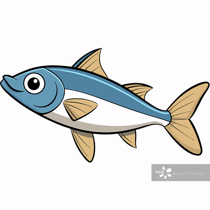 鳕鱼在白色背景上平放的孤立图像图片素材