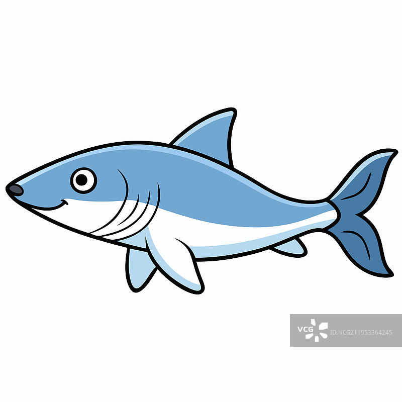 孤立的狼鱼，平放在白色背景上图片素材