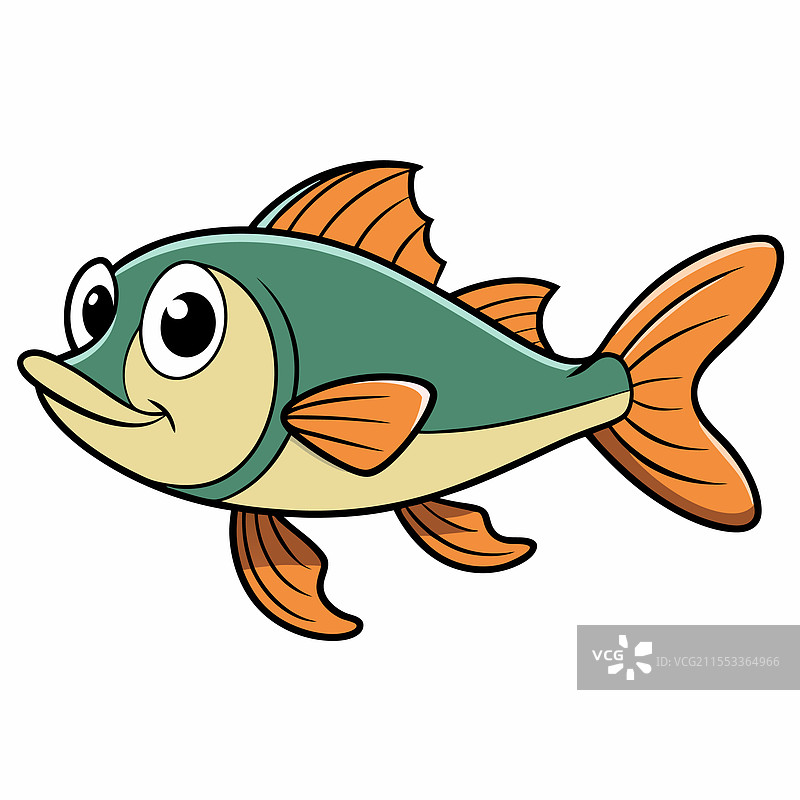 孤立在白色背景上的梭鱼图片素材