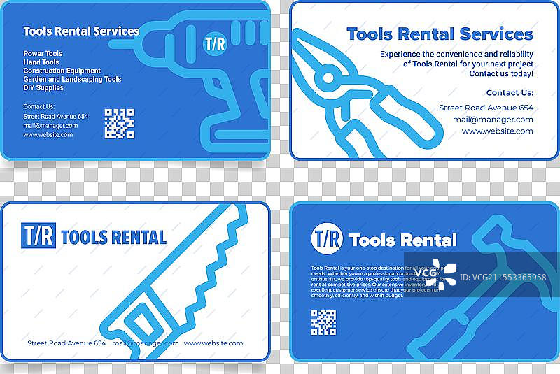 建筑和园艺工具租赁服务图片素材