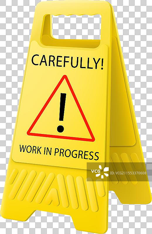 小心工作进行中感叹号图标图片素材