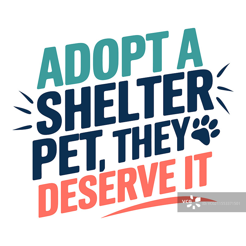 收养一只庇护所的宠物，它们值得所有的爱与关怀。图片素材