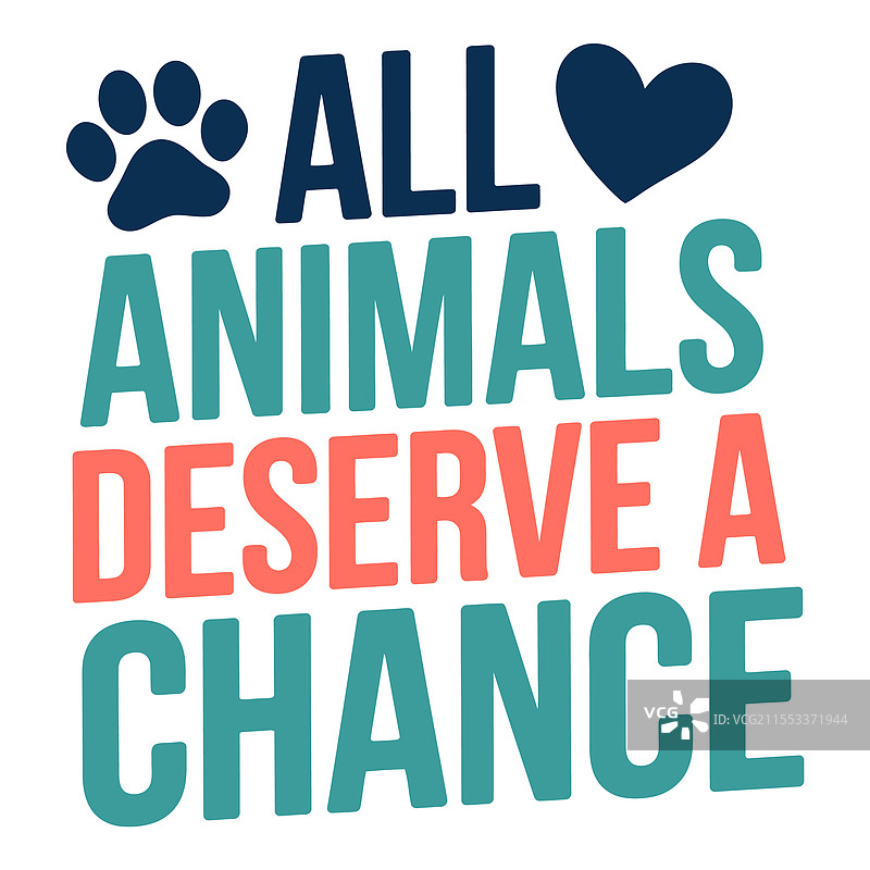 所有动物都值得一个机会，给流浪宠物一个家。图片素材