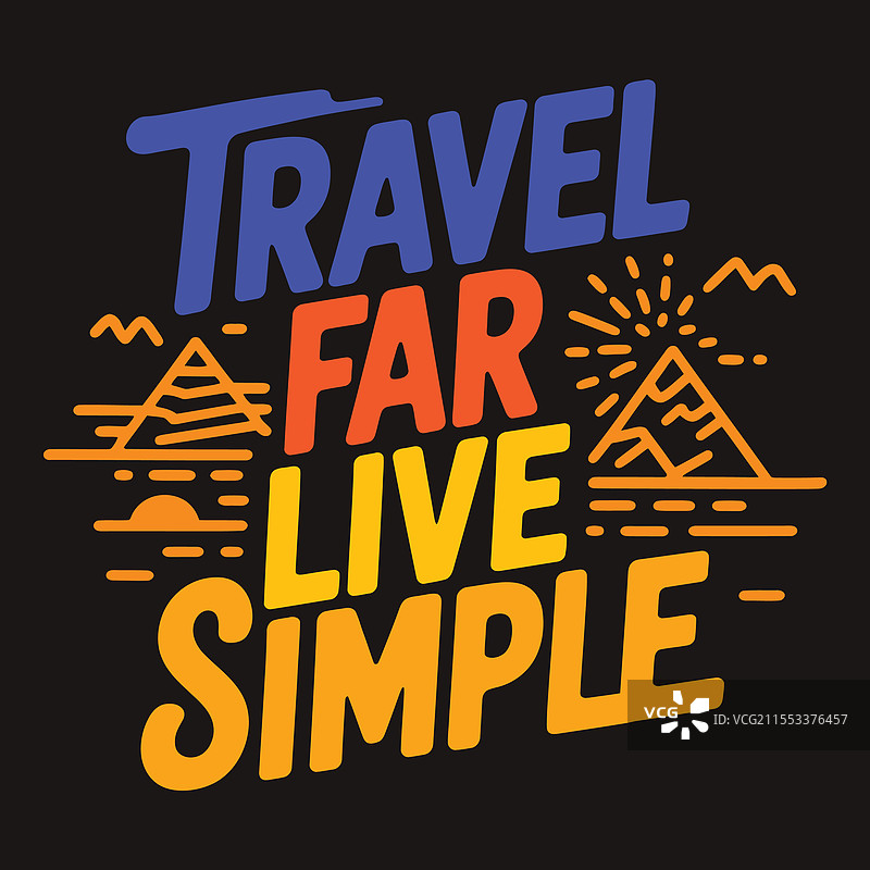 远行，简单生活，极简主义的房车生活图片素材