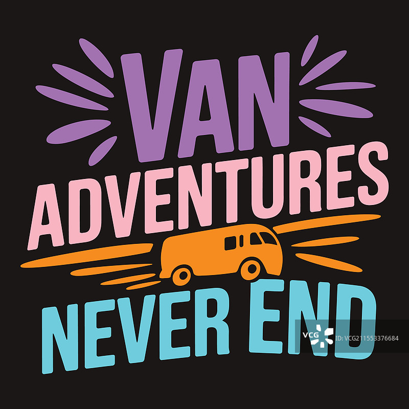 房车冒险永无止境，公路旅行与房车生活图片素材
