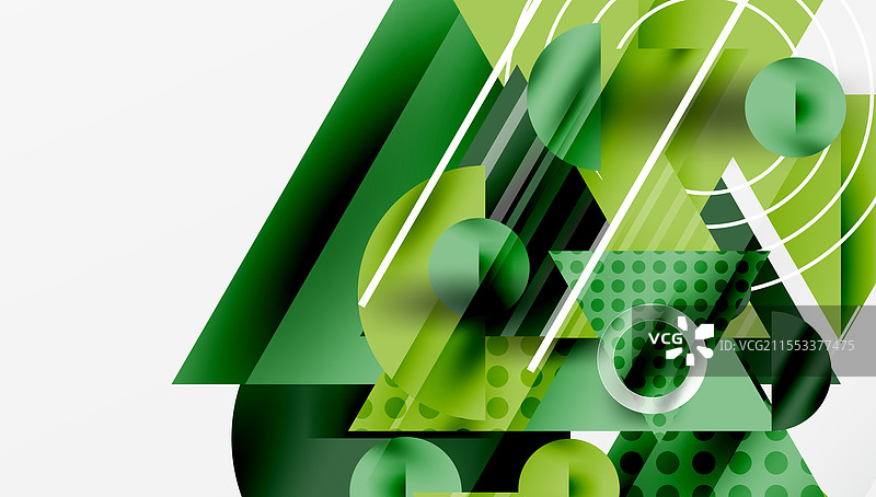 现代抽象设计与重叠效果图片素材