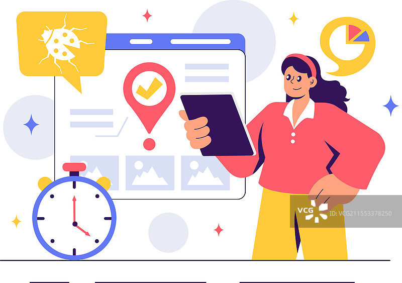 软件测试应用展示图片素材