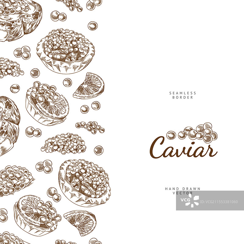 三明治的无缝框架轮廓图片素材