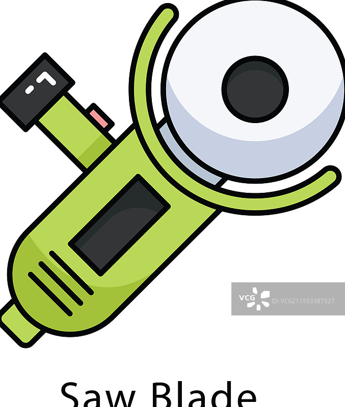 锯片填充轮廓图片素材