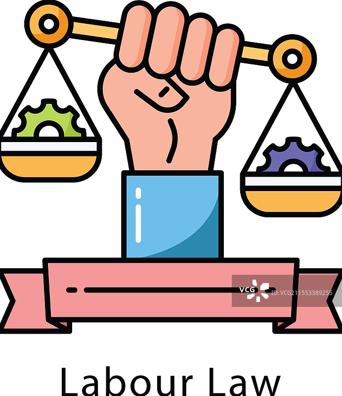 劳动法填充大纲图片素材