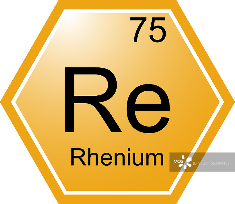 化学元素的符号是铼图片素材