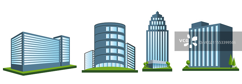现代建筑系列，包含多种风格图片素材
