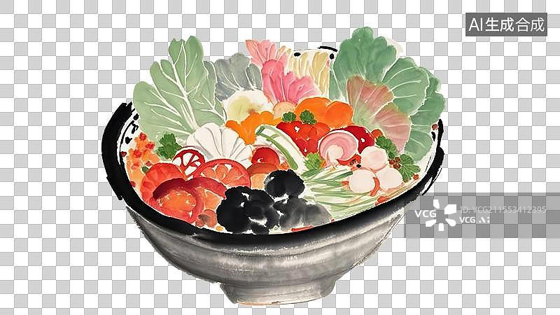 【AI数字艺术】天水麻辣烫-甘肃省特色传统美食土特产小吃图片素材