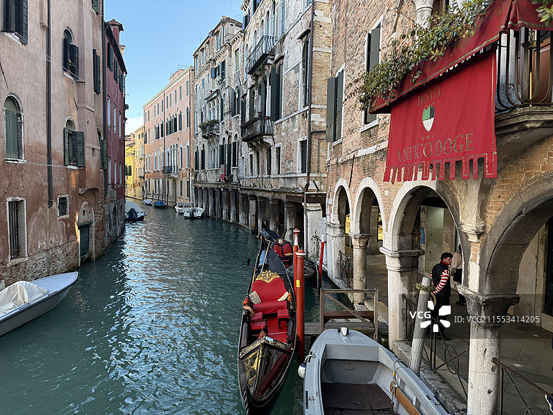 威尼斯的贡多拉图片素材