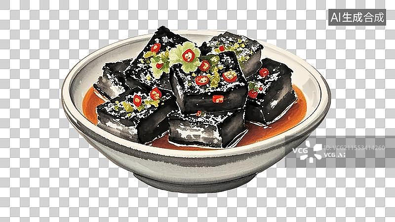 【AI数字艺术】臭豆腐-传统美食图片素材