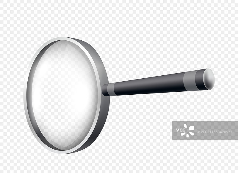 用于调查的放大镜和放大镜图片素材