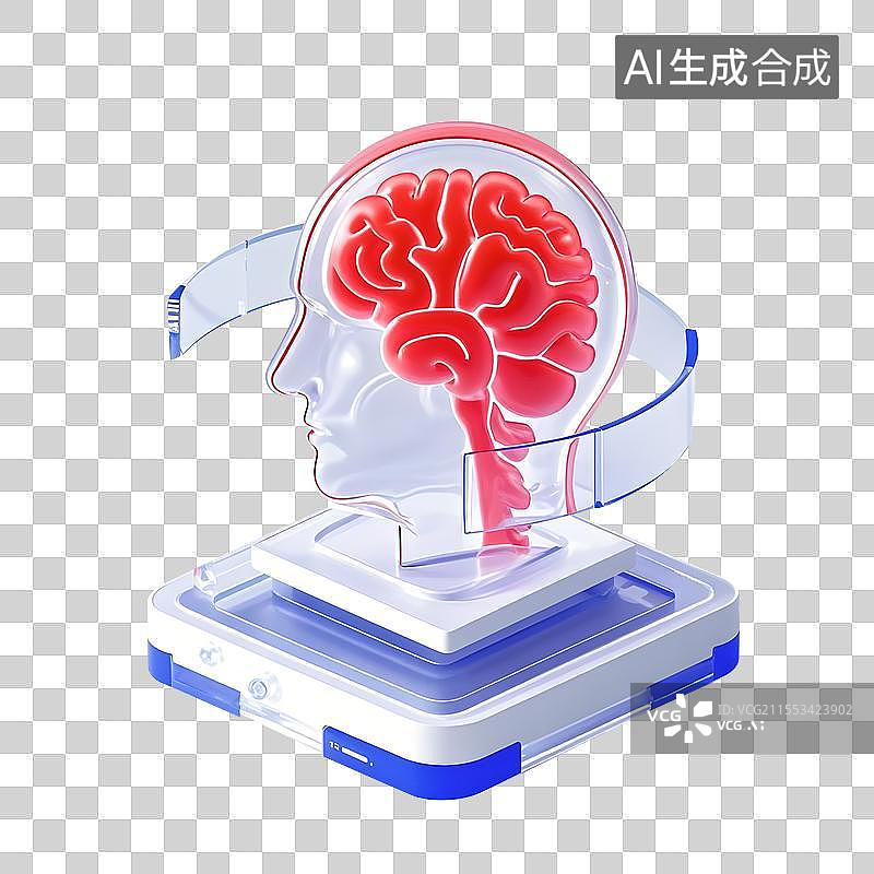 【AI数字艺术】帕金森3d图标图片素材