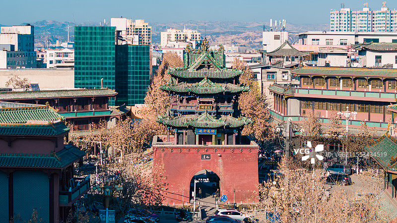 山西临汾霍州鼓楼图片素材