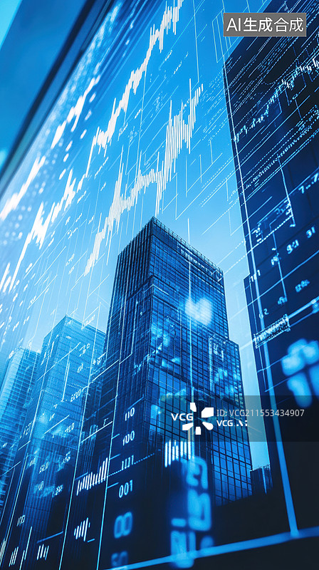 【AI数字艺术】城市建筑经济图片素材