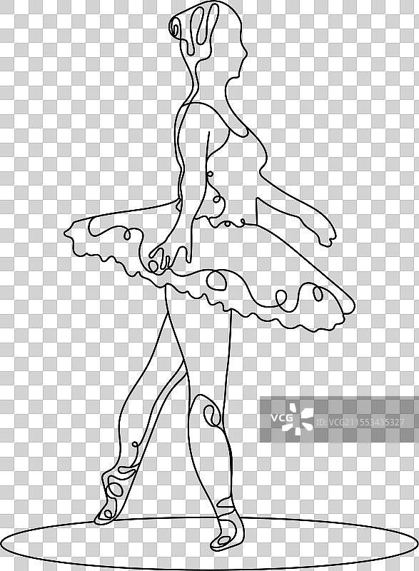 跳舞的女孩图片素材