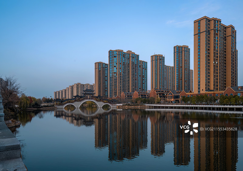 河南省信阳市息县龙湖公园景观图片素材