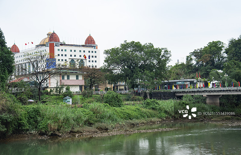 广西防城港东兴口岸图片素材