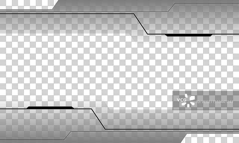抽象银色黑线阴影网络几何图形图片素材