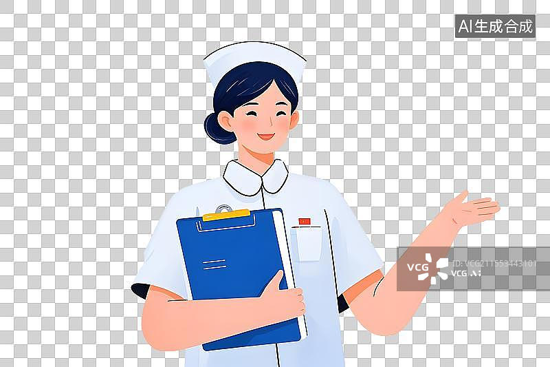 【AI数字艺术】微笑天使的守护图片素材