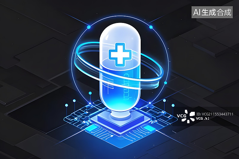 【AI数字艺术】未来能源的科技之光图片素材